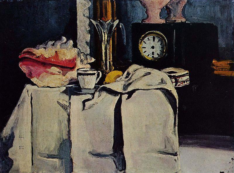 Paul Cezanne The Black Marble Clock oil painting image